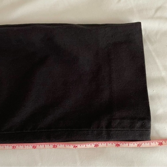 J. Crew Factory Black Stretch Rear Pleat Dress Pants Size 8 - Picture 11 of 12